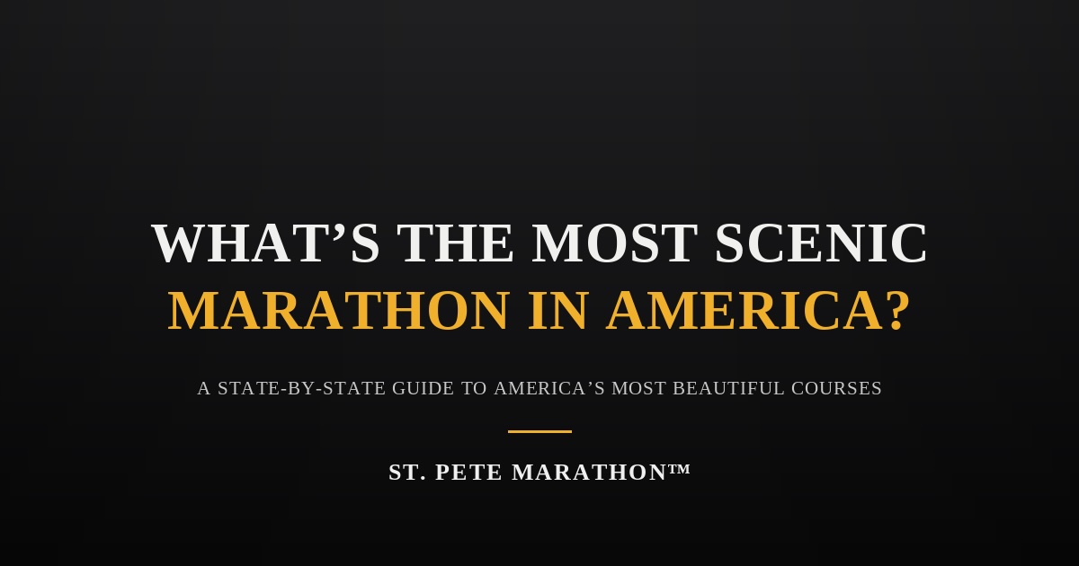 St. Pete Marathon St. Pete Marathon